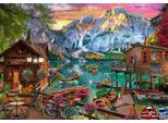 Puzzle Bluebird Paesaggio Lago Di Braies Italia 1000 Pezzi
