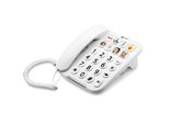 Geemarc, Telefono Per Anziani Amplificato Con Tasti Boost Photophone 110, Bianco