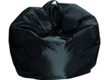 Talamo Italia Pouf Ascia 65X65X50H Cm Nero, Nero Forma Sacco Italy