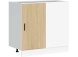 Vidaxl Base Da Cucina Lyon Sonoma In Legno Di Rovere