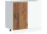 Vidaxl Base Da Cucina Lyon In Legno Vecchio A Base Di Materiale Ligneo