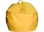 Talamo Italia Pouf Ascia 65X65X50H Cm Giallo, Giallo Forma Sacco Italy