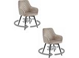 Sedia NANA360 - Velluto Beige Scuro / Gambe Nere X 2