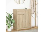 Vidaxl Credenza Con Cassetto Rovere Sonoma 71X35X84 Cm Materiale A Base Di Legno