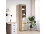 2025 Cloris Vetrinetta Alta Rovere Sonoma 37,5X35X180 Cm Materiale Legno - Cassettiere Vendita7636334 1Pacco