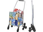 Carrello Porta Scale - Carrello Impilatore - Carrello Porta Sacchi - Carrello Da Trasporto - Montascale Fino A 40 Kg - Per Il Trasporto E Lo Spostamento - Resistente E Stabile