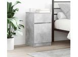 Bei Cloris Comodini 2 Pz. Grigio Cemento 39X35X65 Cm Materiale A Base Di Legno - Comodini E Armadietti Nuovo9720245 1Pacco