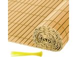 Hengda Pvc Privacy Schermo Recinzione Privacy Per Recinzione Giardino Resistente Alle Intemperie Bambù 180X700Cm