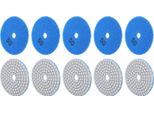 10 Dischi Diamantati Da 3 Pollici Per La Levigatura Di Marmo, Calcestruzzo E Pietra, 50 Mesh