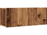 Vidaxl Mobili Tv A Parete 2 Pz. Aspetto Legno Vecchio 80X30X30 Cm