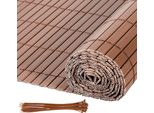 Jopassy Pvc Privacy Screen Schermo Privacy Per Recinzione Giardino Resistente Alle Intemperie Marrone 90X1000Cm