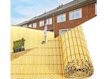 Jopassy Pvc Privacy Schermo Recinzione Privacy Per Recinzione Giardino Resistente Alle Intemperie Bambù 120X700Cm