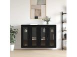 Vidaxl Armadi A Muro 2 Pezzi Look Rovere Nero