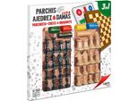 Cayro ParchíS Scacchi Da Donna Con Accessori In Legno Gioco Da Tavolo 33X33 Cm Multicolore Taglia Unica