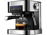 Macchina Per Caffè Espresso, 20 Bar, 15 Tazze, Serbatoio Dell'acqua Da 1,6 Litri, 850 W, Con Vapore, Montalatte Per Cappuccino, Mocaccino E Gelato