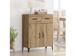 Maison Exclusive - Credenza In Rovere Artigianale 69,5 X 34 X 90 Cm Materiale Ligneo