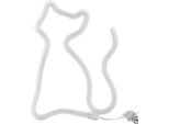Gatto A Forma Di Segno Al Neon Led Luce Al Neon Arte Decorativa Per Matrimonio Festa Usb / Alimentazione A Batteria Blu