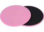 2Pcs Esercizio Slider Scorrevole Dischi Fitness Core Sport Corpo Completo Workout (Rosa)