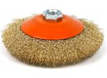 Spazzola A Disco Per Smerigliatrice Angolare 125 Mm, Filo Ondulato M14