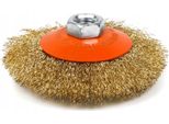 Spazzola A Disco Per Smerigliatrice Angolare 100 Mm, Filo Ondulato M14
