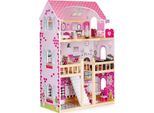 Casa Delle Bambole In Legno Con Mobili Ecotoys