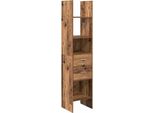 Vidaxl Libreria In Legno Vecchio 40 X 35 X 180 Cm Materiale A Base Di Legno