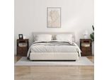 Maison Exclusive - Comodino 2 Pezzi Effetto Rovere Marrone 40 X 31 X 60 Cm