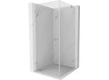 Mexen Lunar-B Cabina Doccia Battente Sinistra 70 X 70 Cm, Trasparente, Cromo - 832-070-070-01-00-L