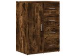 Syfax™ Credenza Rovere Fumo 59X39X80 Cm In Legno Multistrato