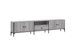 Syfax™ Mobile Tv Cassetto Grigio Sonoma 200X25X44 Cm Legno Multistrato