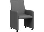 Vidaxl Sedie Da Pranzo 2 Pezzi Grigio Scuro 57 X 66 X 94 Cm Tessuto