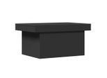 Syfax™ Tavolino Da Salotto Nero 100X55X40 Cm In Legno Multistrato