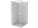 Mexen Lunar-B Cabina Doccia Battente Sinistra 80 X 80 Cm, Trasparente, Bianca - 832-080-080-20-00-L