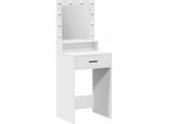 Syfax™ Tavolo Da Trucco Bianco 50 X 41 X 135 Cm Legno Multistrato
