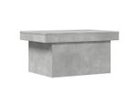Syfax™ Tavolino Salotto Grigio Cemento 100X55X40 Cm Legno Multistrato