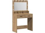 Syfax™ Tavolo Da Trucco Rovere Artigianale 79 X 41 X 135 Cm