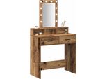 Syfax™ Tavolo Da Trucco Marrone 79 X 41 X 140 Cm Legno Multistrato