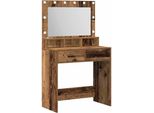 Syfax™ Tavolo Da Trucco Con Cassetto Legno Vecchio 79 X 41 X 135 Cm