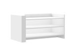 Syfax™ Tavolino Da Salotto Bianco 100X50X50 Cm In Legno Multistrato