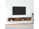 Syfax™ Mobili Tv 2 Pz Rovere Fumo 100X31X25,5 Cm Legno Multistrato