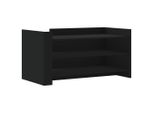 Syfax™ Tavolino Da Salotto Nero 100X50X50 Cm Legno Multistrato
