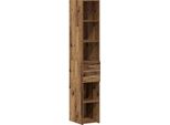 Syfax™ Libreria Con Cassetto Legno Vecchio 30 X 42.4 X 185.2 Cm