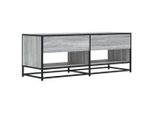 Syfax™ Mobile Tv Grigio Sonoma 120,5X40X46Cm Legno Multistrato Metallo