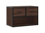 Syfax™ Mobile Tv Rovere Marrone 60X31X39,5Cm In Truciolato E Metallo