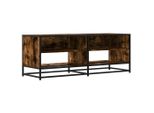Syfax™ Mobile Tv Rovere Fumo 120,5X40X46Cm Legno Multistrato E Metallo