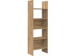 Syfax™ Armadio Per Libri Rovere Artigianale 60 X 35 X 180 Cm