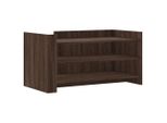 Syfax™ Tavolino Salotto Rovere Marrone 100X50X50 Cm Legno Multistrato