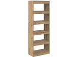Syfax™ Armadio Per Libri Rovere Artigianale 60 X 30 X 166 Cm