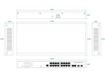 Switch Layer 2+ Gestito Ernitec, 16