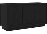 Syfax™ Credenza Rovere Nero 102 X 35 X 55 Cm Legno Multistrato